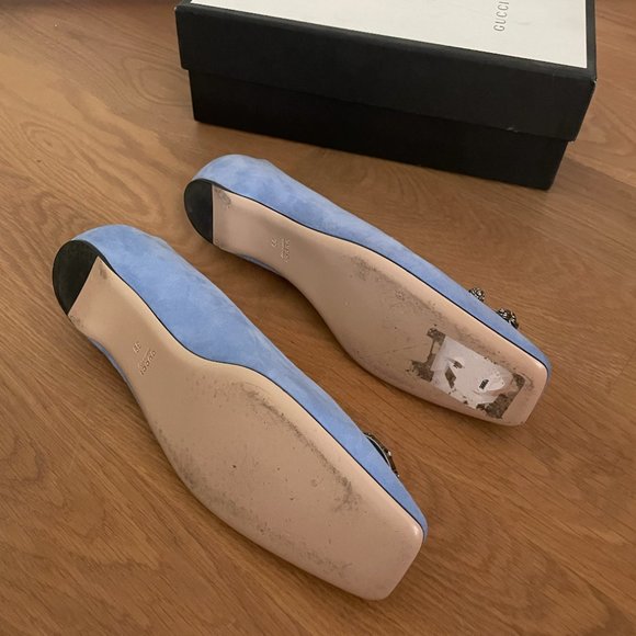 GUCCI - Blue Dionysus Ballet Flats - Size 39 - Picture 4 of 4